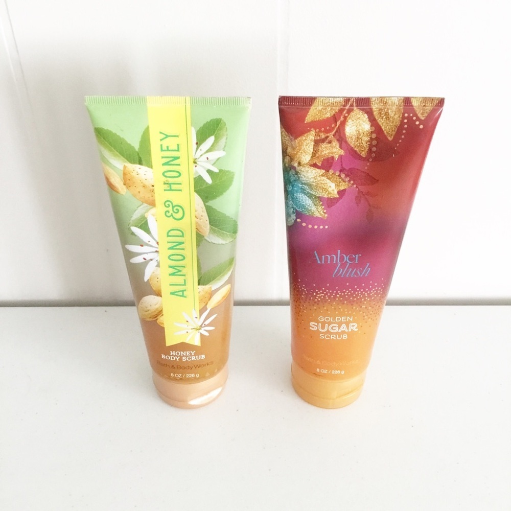 Vintage Bath & Body Works Scrubs Almond Honey
